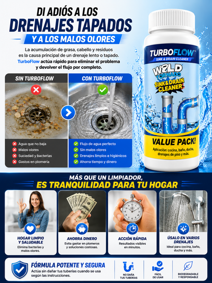 Polvo Destapa Cañeria Instantaneamente!