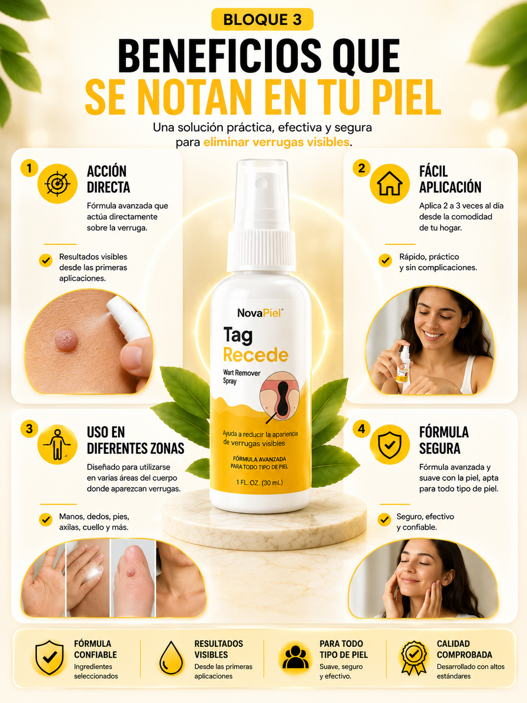 NovaPiel Elimina Verrugas y Manchas