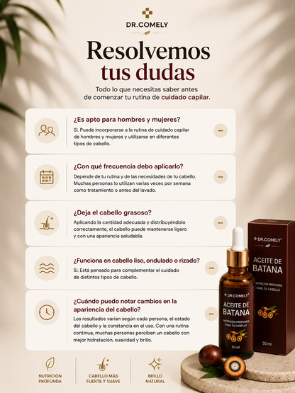 Aceite Batana + Romero | Ayuda al Crecimiento y reduce la Caida