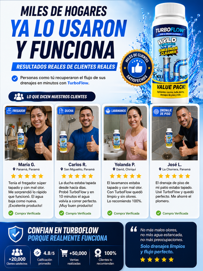 Polvo Destapa Cañeria Instantaneamente!
