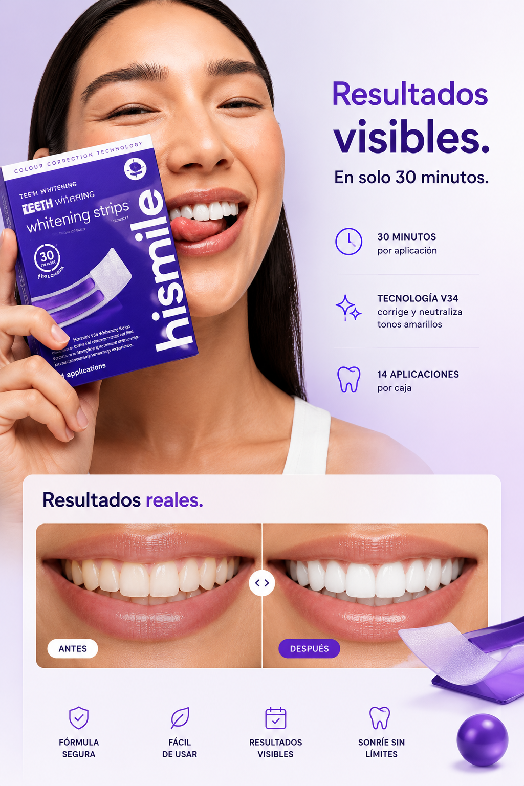 HiSmile - Dientes más blancos en 30 Minutos