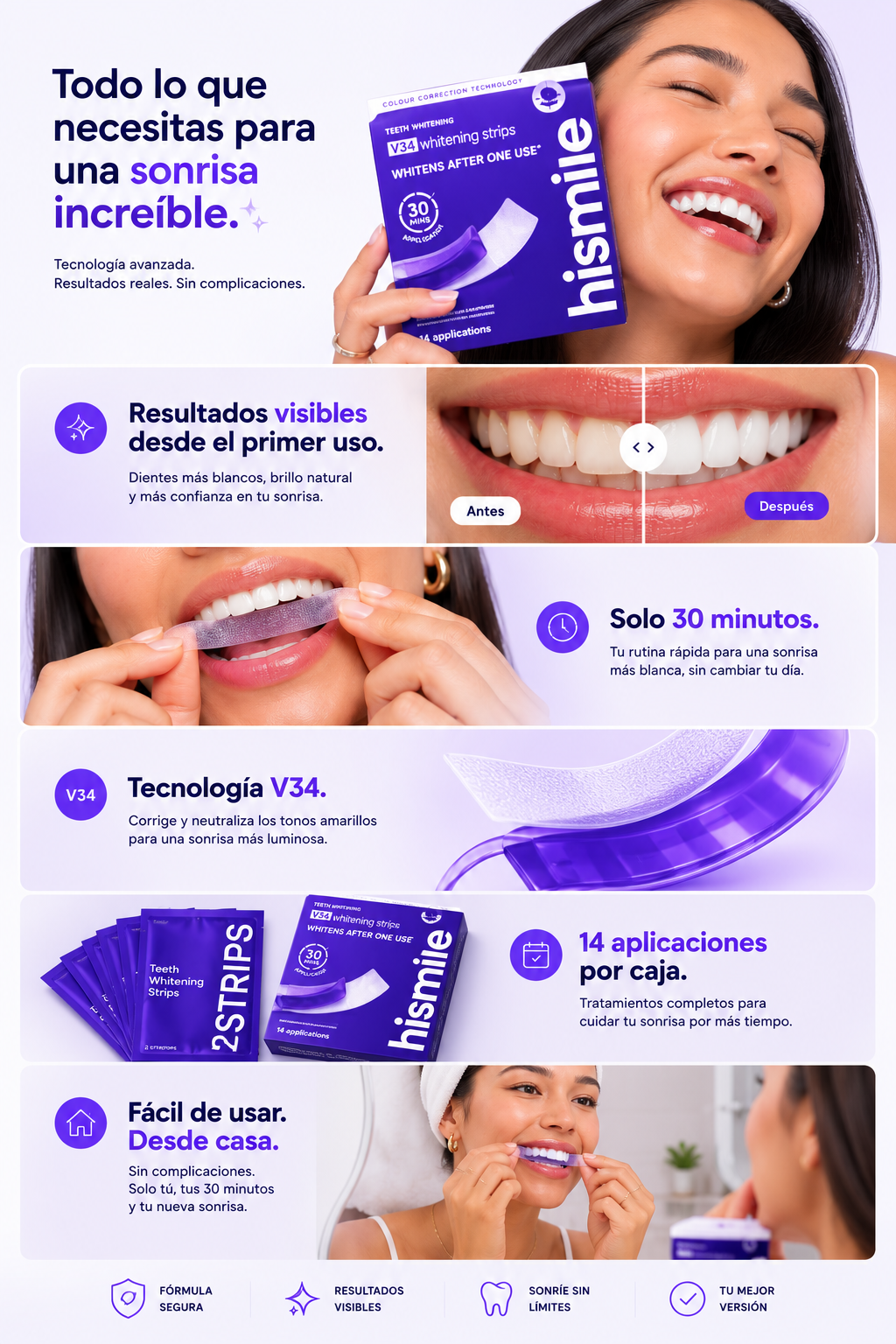 HiSmile - Dientes más blancos en 30 Minutos