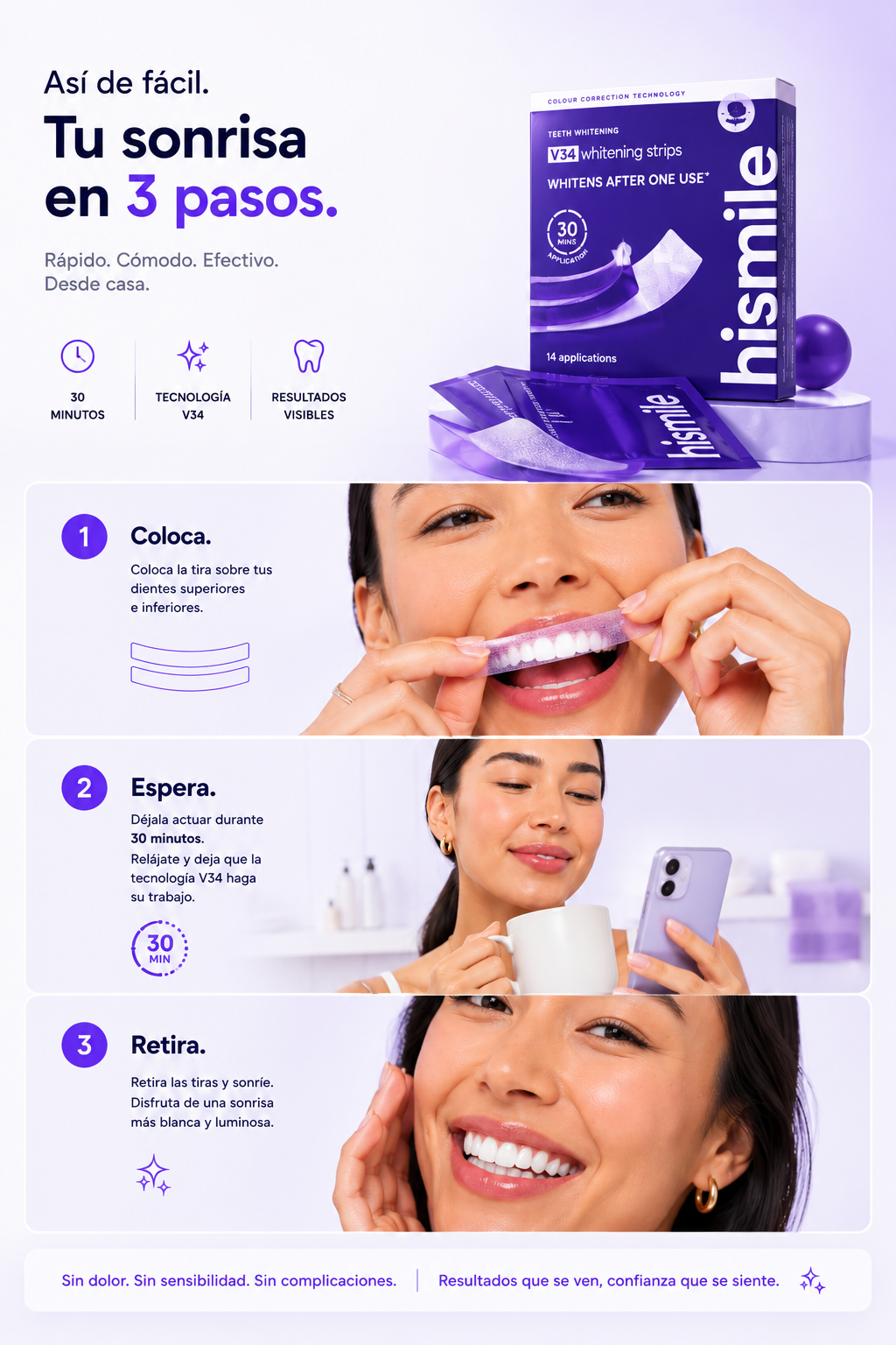 HiSmile - Dientes más blancos en 30 Minutos