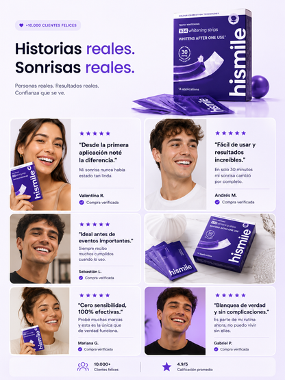 HiSmile - Dientes más blancos en 30 Minutos