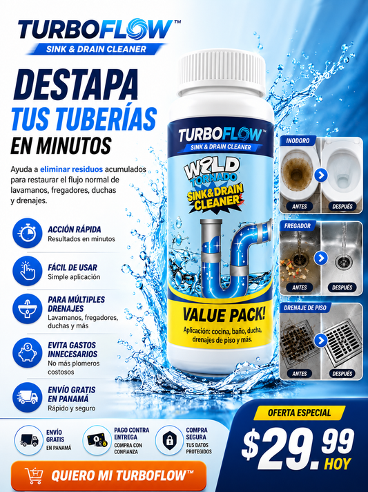 Polvo Destapa Cañeria Instantaneamente!